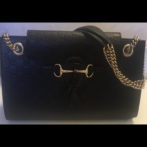 Gucci Emily Guccissima Leather Shoulder Bag Medium